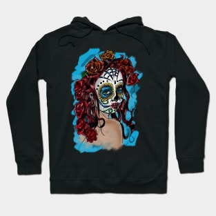 Sugar Skull Girl - Día de Muertos or Día de los Muertos Hoodie